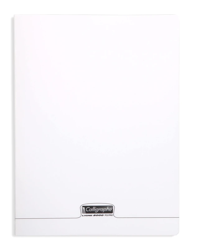 Calligraphe 18191C A Set of 10 Clear Stapled Albums (a Clairefontaine Brand) - 24x32 cm - 96 Plain White Pages - 90 g Paper - Transparent Polypro Cover