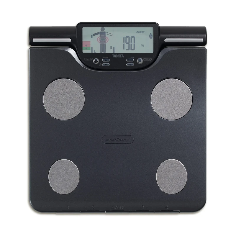 Tanita BC-613 Segmental Smart Scales for Body Weight and Fat – Digital Bathroom Scales with Body Fat, Muscle Mass per Body Part, LCD Display, Advanced Body Scales Black