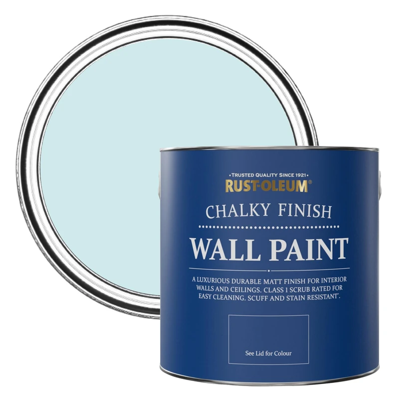 Rust-Oleum Blue Matt Emulsion Wall Paint - Duck Egg 2.5L