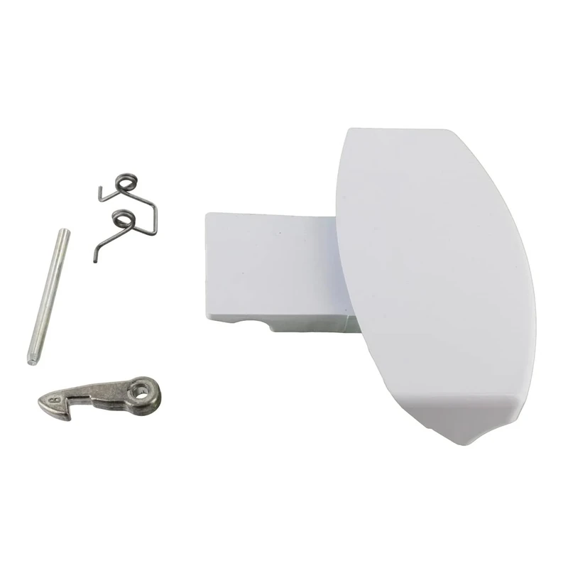 Paxanpax PLD1073 Compatible for Hotpoint BHWD, BHWM; Indesit IWD, IWM; Scholtes SL70PWMAIUK, SL75PWDAIUK White Door Handle Kit