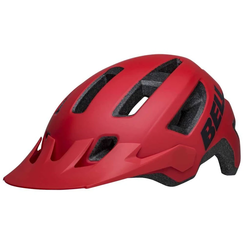 Bell Nomad 2 Ce Mountain Bike Helmet, Freedom To Explore, Ventilated For Comfort And Protection, Adjustable Fit, Matte Red, Size: M/L