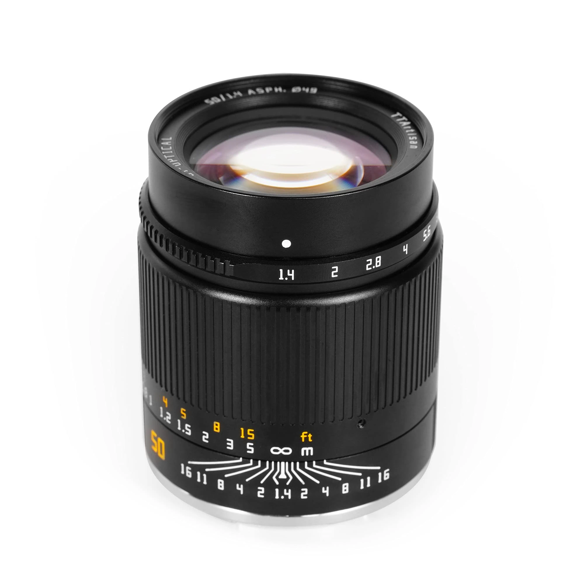 TTArtisan 50mm F1.4 Metal Bodied Lens Compatible with Sony E Mount - Black