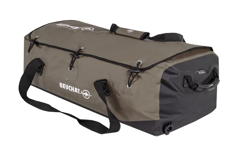 BEUCHAT Explorer HD Waterproof Bag, 114 litres, Black Khaki, Blue, 95x40x30 cm/Kaki, French - Image 1