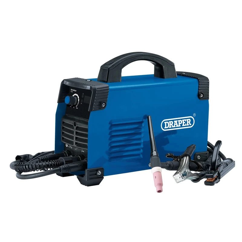 Draper 70057 TIG/MMA Welder, 145A, Blue, One Size