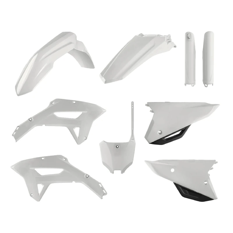 POLISPORT 91093 - Polisport MX Plastic Replica Kit for Those Looking for OEM Quality for Honda Motorcycles in White