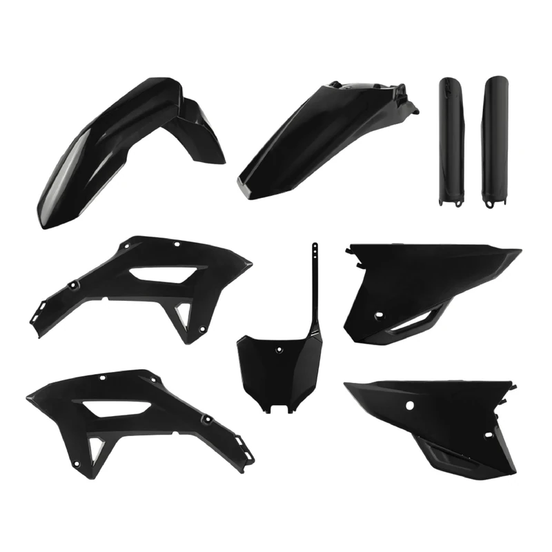 POLISPORT 91094 Polisport MX Plastic Replica Kit for Those Looking for OEM Quality for Honda Motorcycles in Black