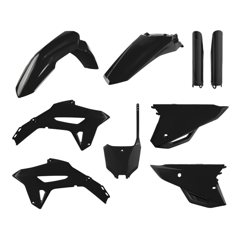 POLISPORT 91056 - Polisport MX Plastic Replica Kit for Those Looking for OEM Quality for Honda Motorcycles in Black