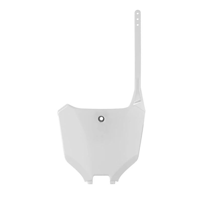 POLISPORT 8670700002 OEM Replica Front Number Plate Made of Durable and Resistant Glossy Plastic Compatible with Honda Motorcycles in White