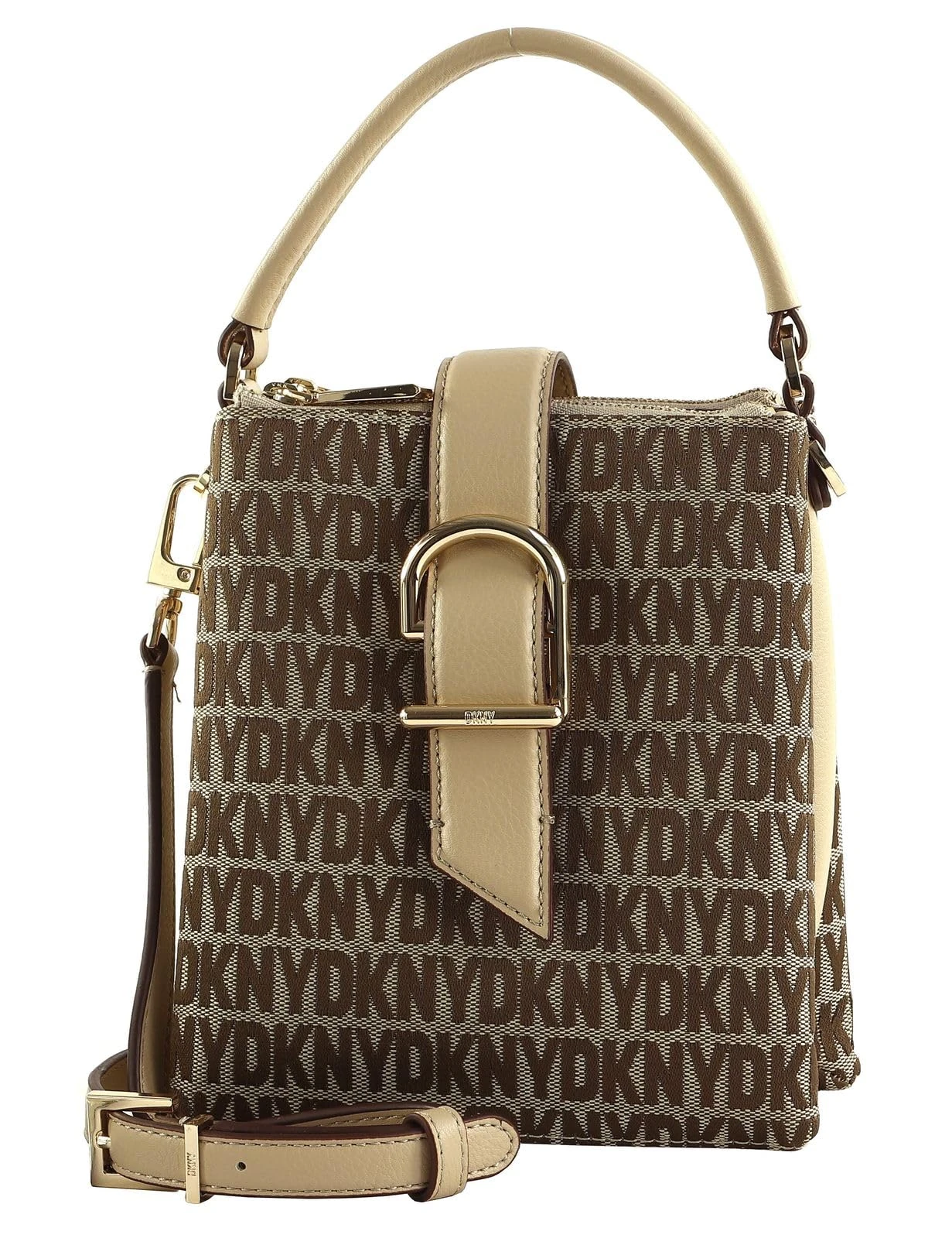 DKNY Women Deena Phone Crossbody, Chino/Light Khaki, Small