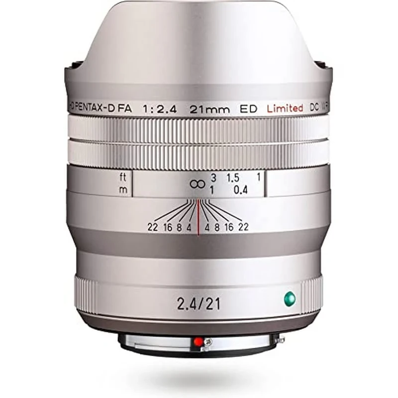 HD PENTAX-D FA 21mmF2.4ED Limited DC WR Silver ultra-wide-angle prime lens [For use with full frame DSLR ] [Machined aluminium lens barrel]