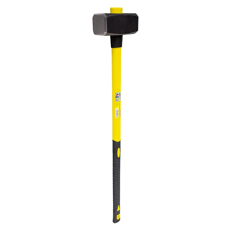 WOLFPACK LINEA PROFESIONAL 2500200 Fibre Glass Handle 3 kg Forged Head with Anti-Vibration Ring, Mallet/Pure