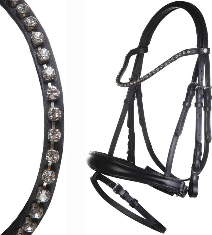 HKM Bella Bridle Black Cob