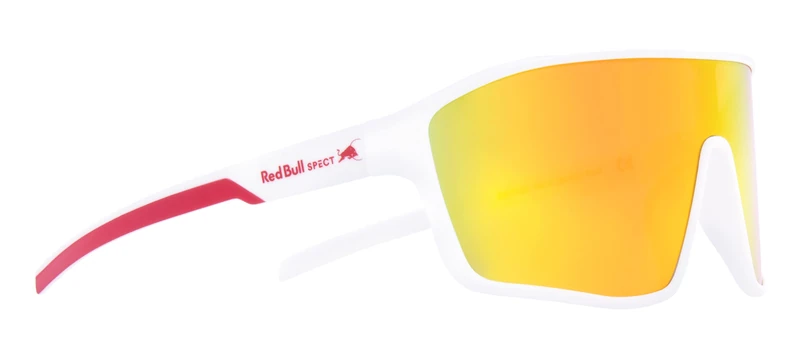 Red Bull Spect Eyewear Daft Sunglasses, Shiny White, Large
