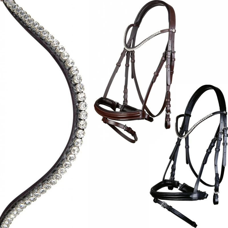 HKM Mia Equestrian Bridles Brown Vollblut