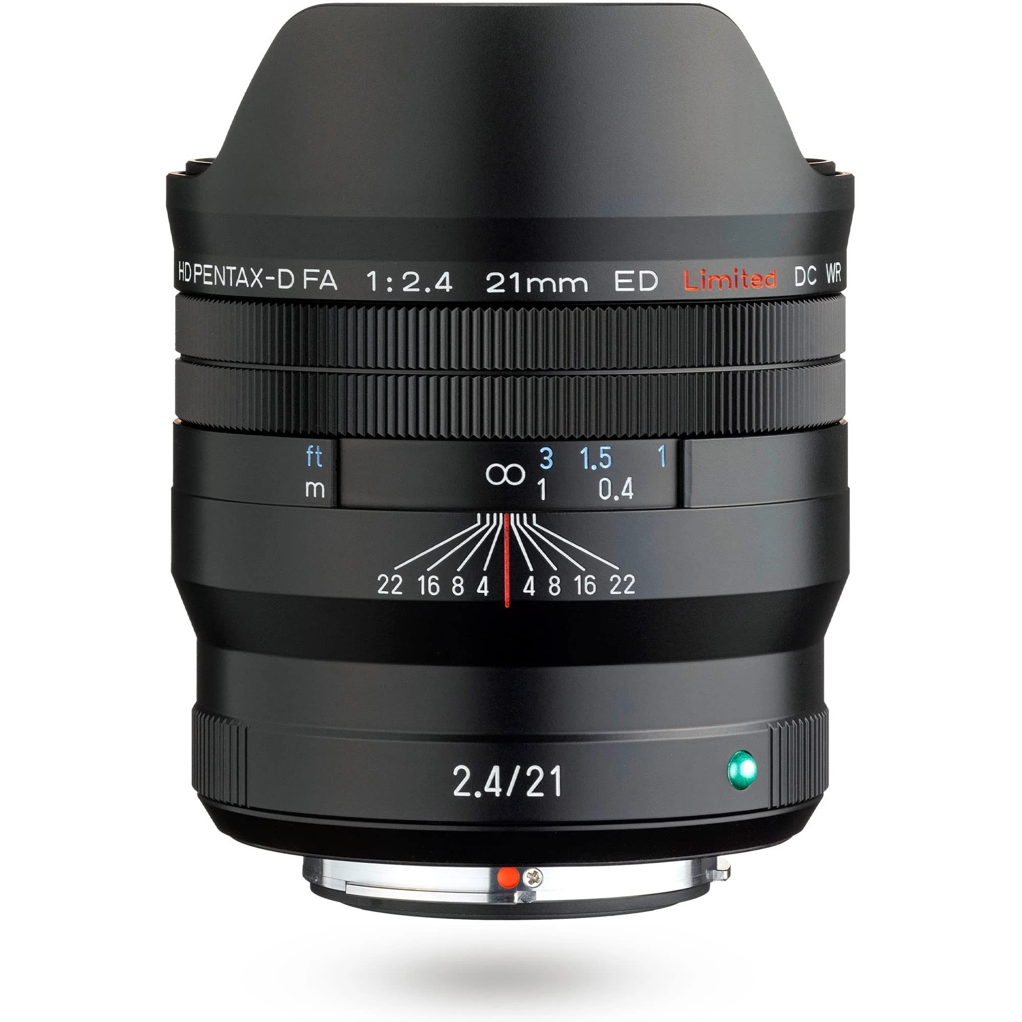 HD PENTAX-D FA 21mmF2.4ED Limited DC WR Black ultra-wide-angle prime lens [For use with full frame DSLR ] [Machined aluminium lens barrel]