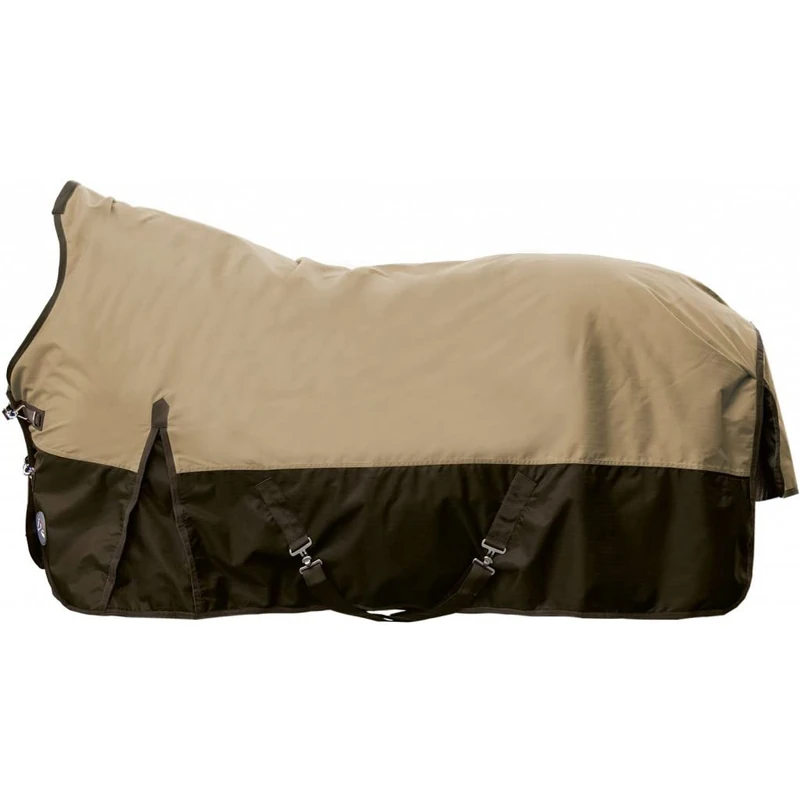 HKM Orlando 600D, 100g filling Highneck rug Beige/Brown 6'9 - Image 1