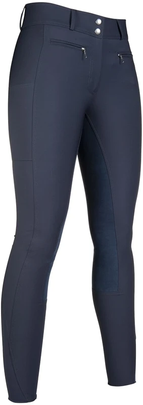 Hkm Women's Liv high Waist Trousers, 2100 Dark Brown, 44 (EU)