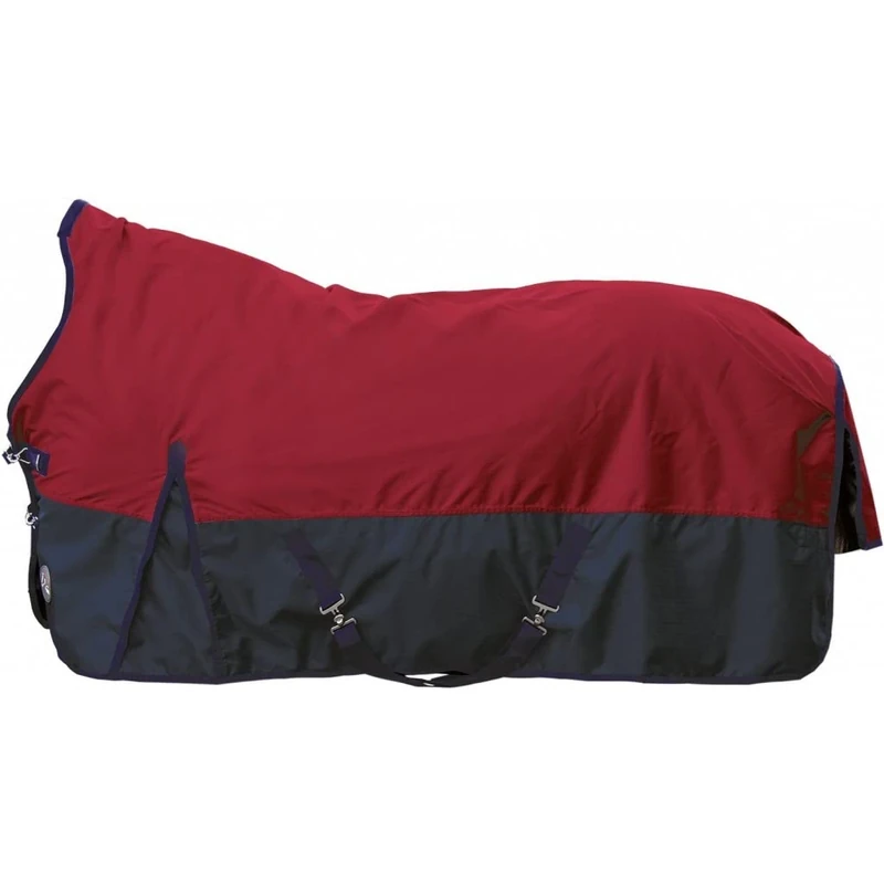 HKM Memphis 1680D, lightweight lining Highneck rug Red/Dark Blue 6'9