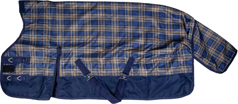HKM Cleveland Karo 1175 Horse Rugs Navy/Brown Chequered 115