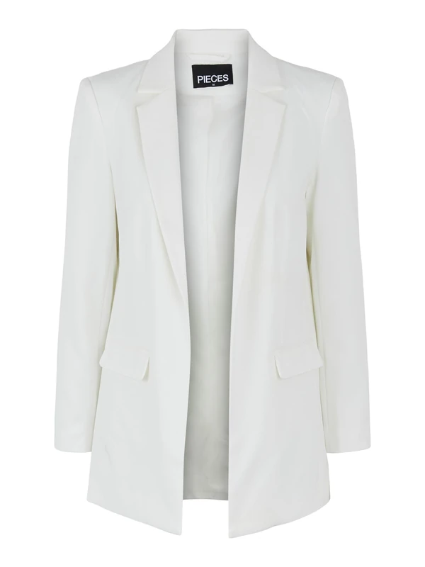 PIECES Women's PCBOSSY LS Loose Blazer NOOS Blazer, Cloud Dancer, XL