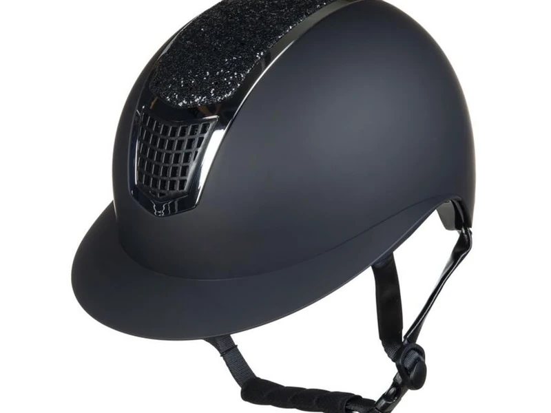 HKM Glamour Shield Helmet Black/Grey S