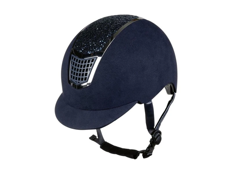 HKM Brillant Helmet Blue/Grey L