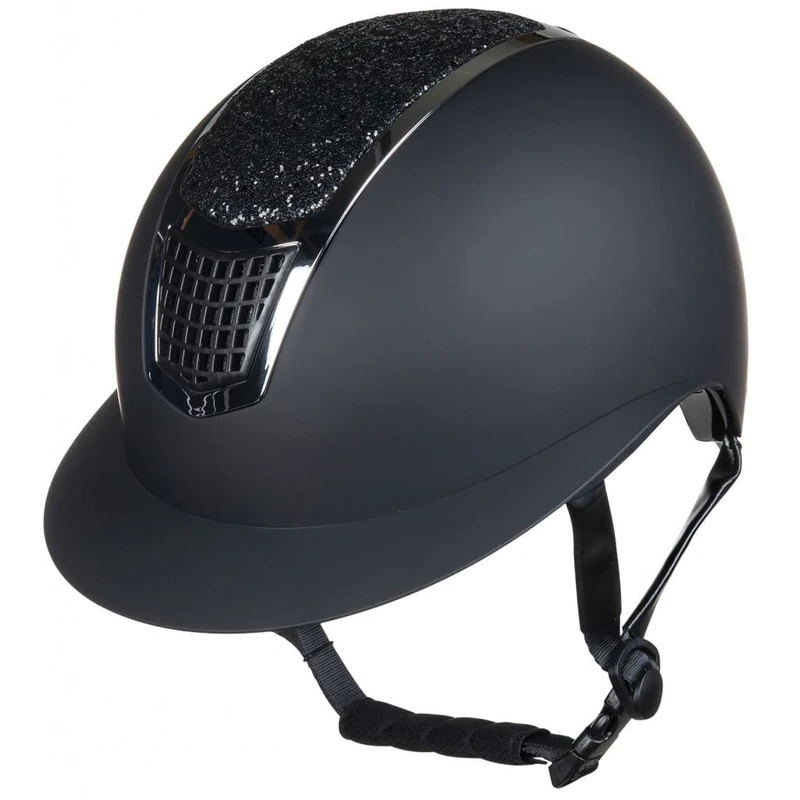 HKM Glamour Shield Helmet Black/Grey 61