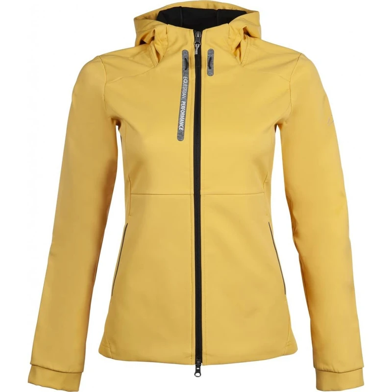HKM Women's Performance Softshell Jacket, Yellow, XS
