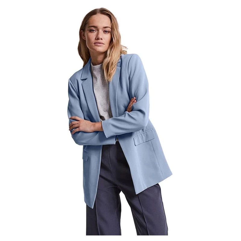 PIECES Women's PCBOSSY LS Loose Blazer NOOS Blazer, Kentucky Blue, XL