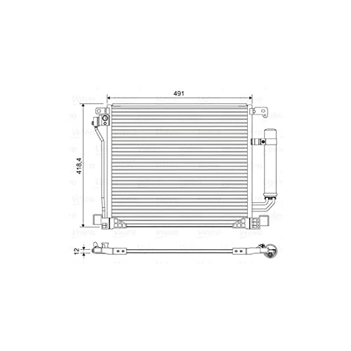 Valeo Condenser, Air Conditioning 822587