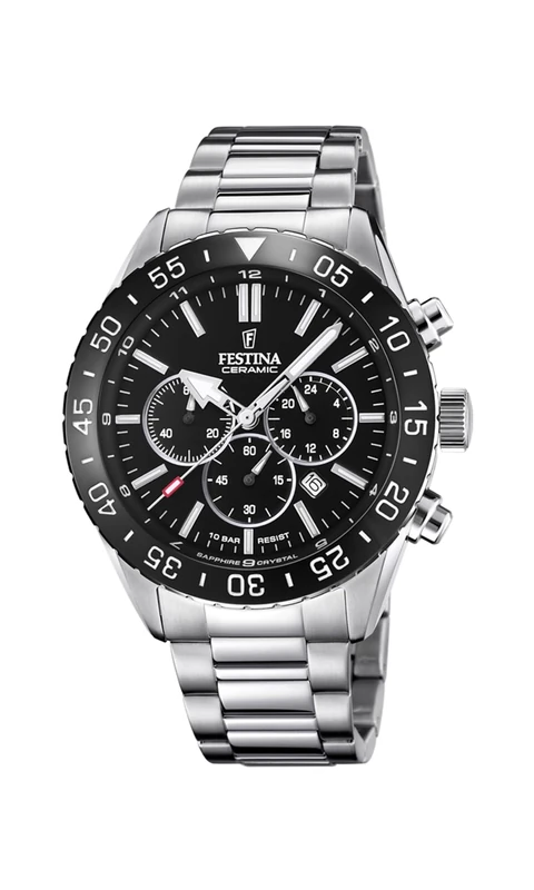 Festina Men's Analogue Quartz Watch with Stainless Steel Strap F20575/3