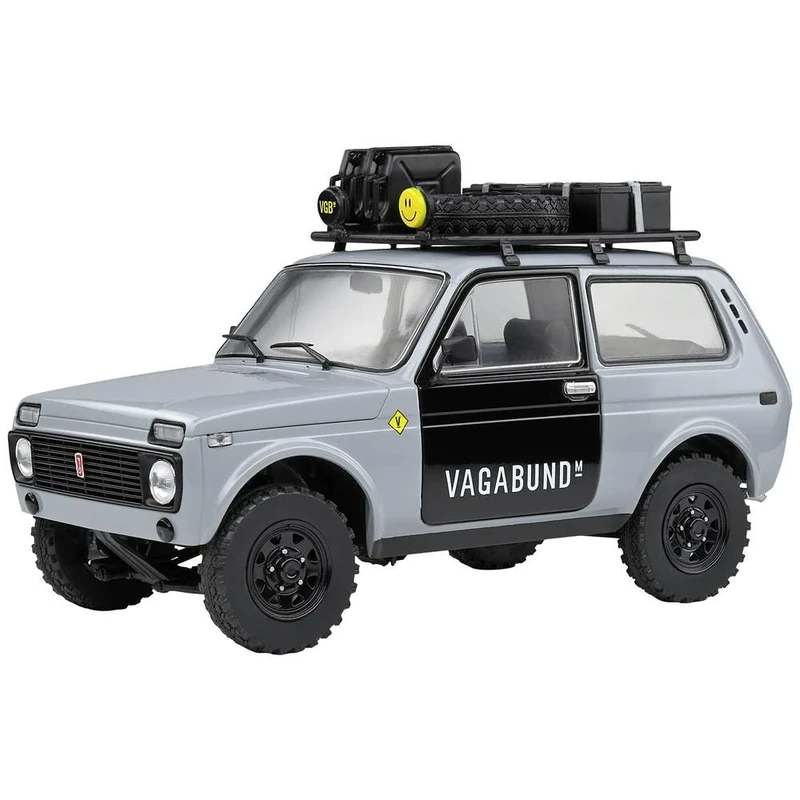 Solido S1807302 1:18 1980 Lada Niva Vlada-Grey Collectible Miniature car