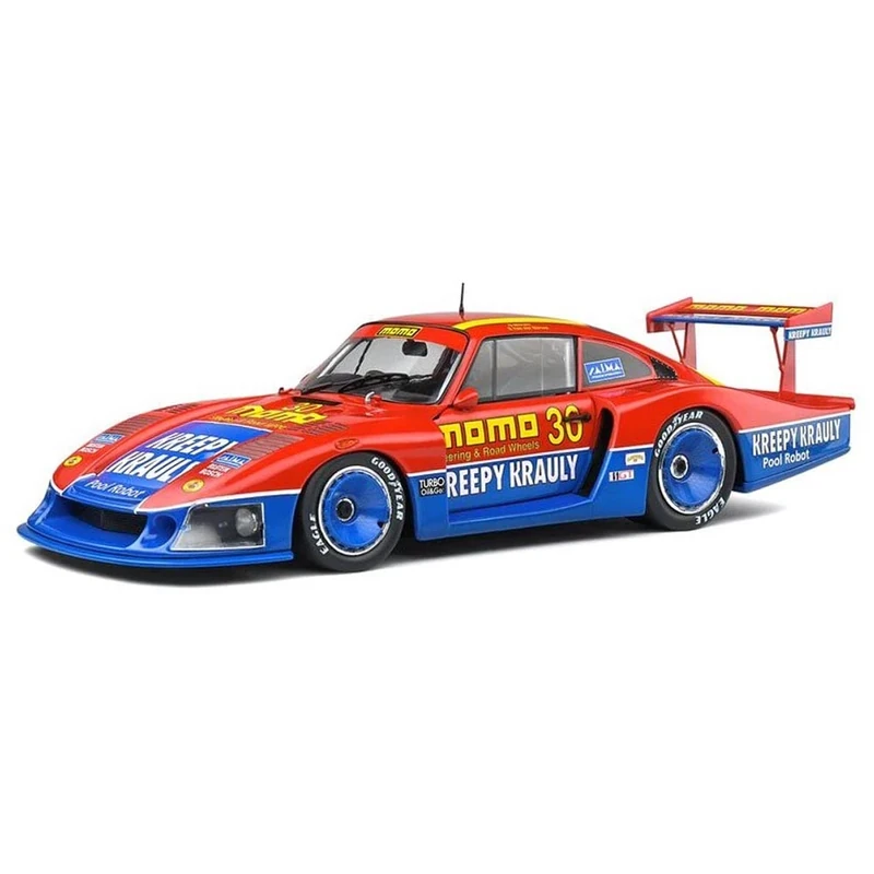 MODELLINO IN SCALA COMPATIBILE CON PORSCHE 935 MOBYDICK N.30 MOMO 6H MID OHIO 1983 V.DER MERWE-MORETTI 1:18 SOLIDO SL1805404