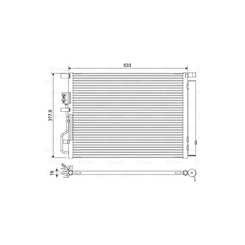Valeo Condenser, Air Conditioning 822612