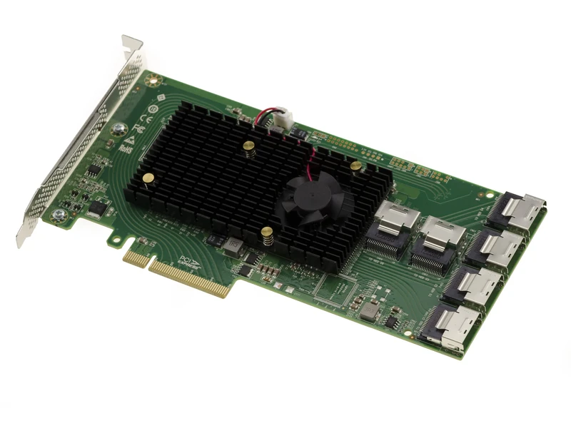 KALEA-INFORMATIQUE PCIe 2.0 SAS 6GB Controller Card with 24 Internal Ports OEM Model SAS 2008 + SAS 2X36 - Image 1