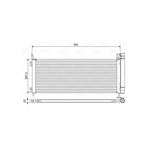 Valeo Condenser, Air Conditioning 822619