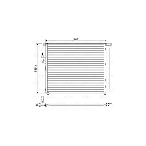 Valeo Condenser, Air Conditioning 822603