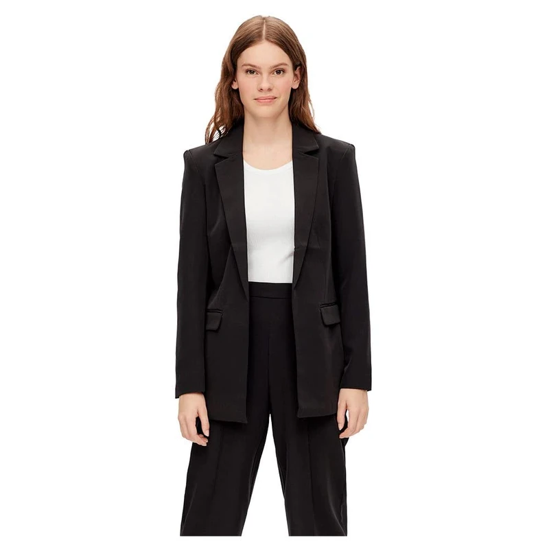 PIECES Women's PCBOSSY LS Loose Blazer NOOS Blazer, Black, 2XL