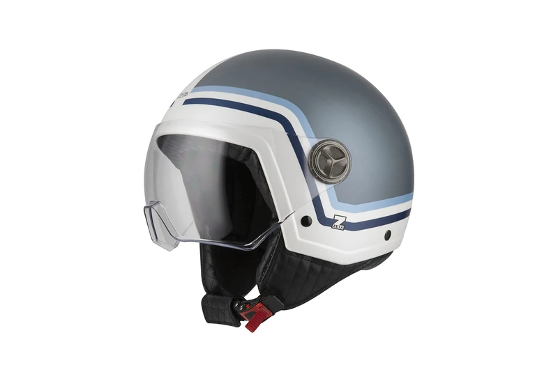 NZI Zeta 2 Open Helmet MINIJET, Unisex-Adult, Profile Dark Titanium, XS
