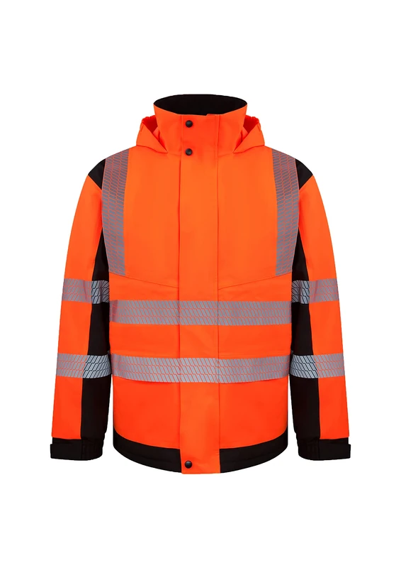 Korntex Softshell rain jacket (printable) Copenhagen Waterproof high-visibility work, orange, M