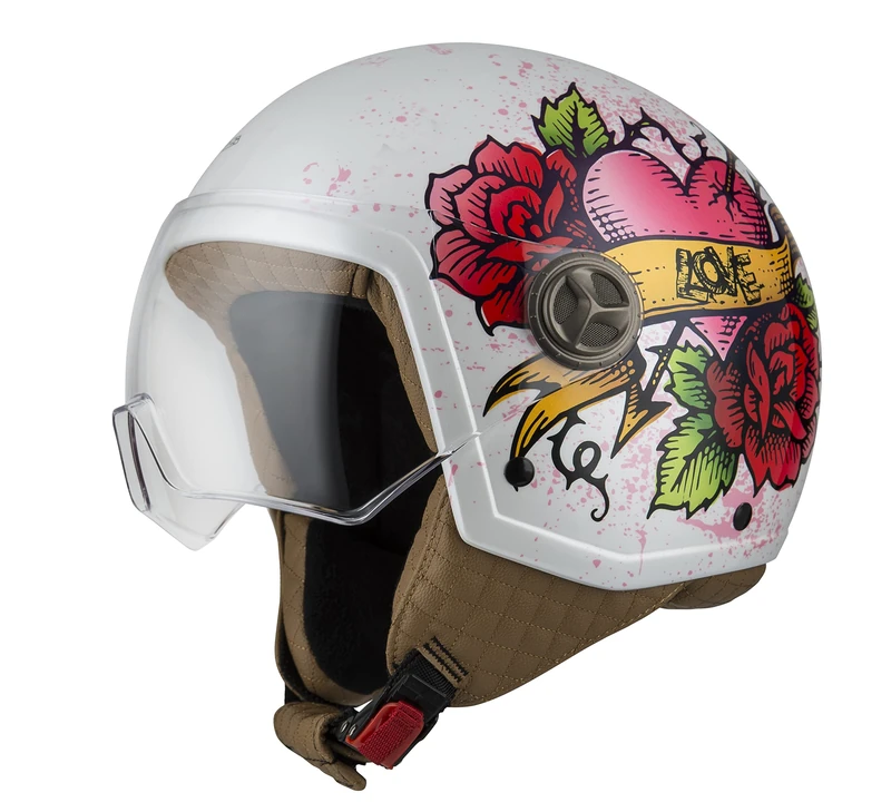 NZI Zeta 2 Open Helmet MINIJET, Unisex-Adult, Cupid, XXS