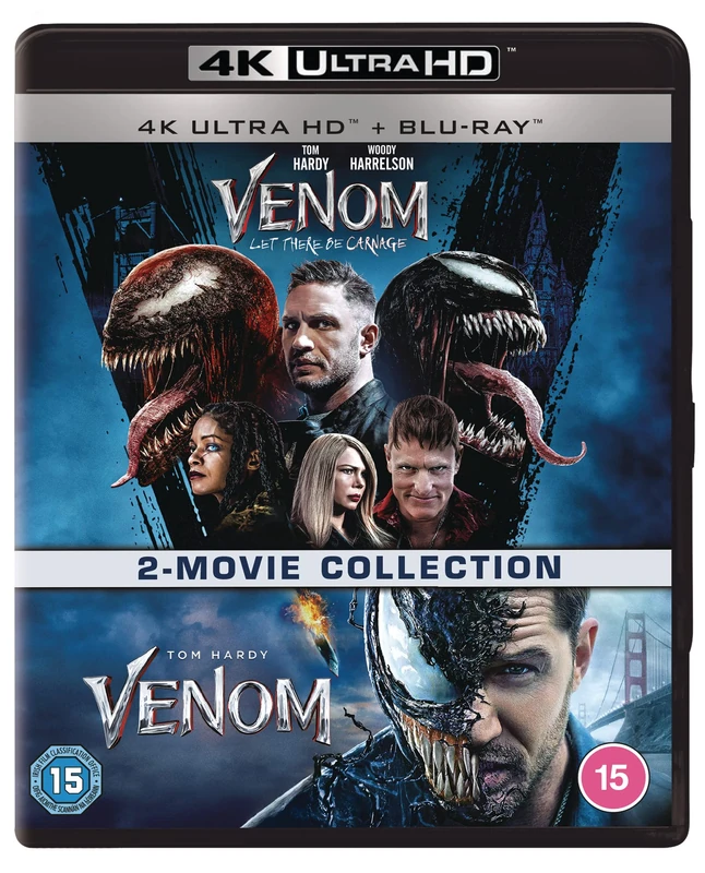 Venom 1&2: (2018) & Let There Be Carnage (4 Discs - UHD & BD)
