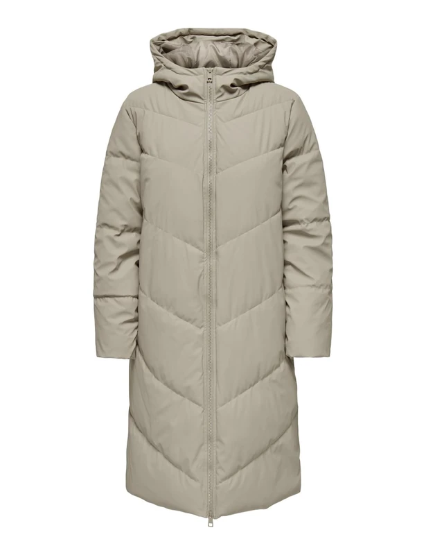 JDY Women's Jdyulrikka Water Rep Puffa OTW Noos Jacket, Simply Taupe, L