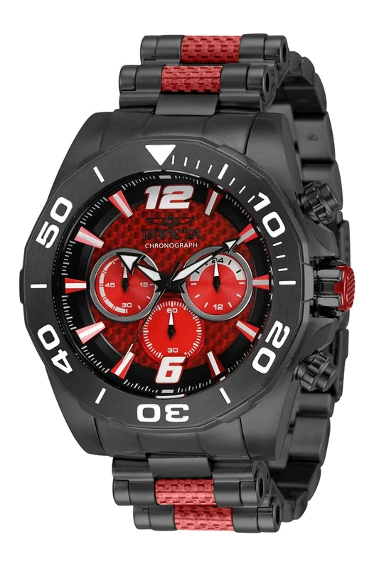 Invicta Men Chronograph Quartz Watch with Stainless Steel Strap 36271