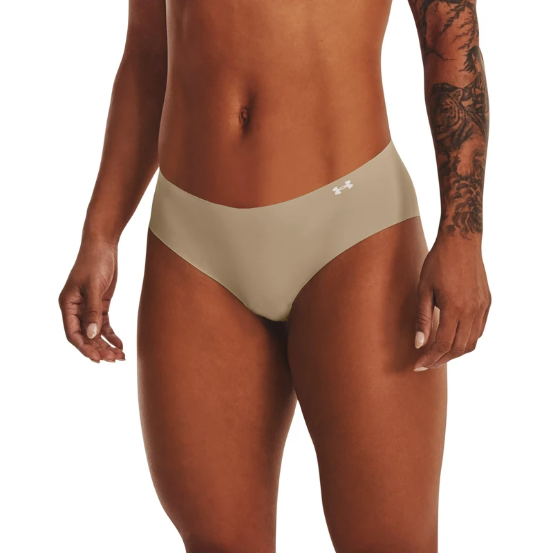 Under Armour Women's Ps Hipster 3pack Underwear, (249) Beige Beige White, S