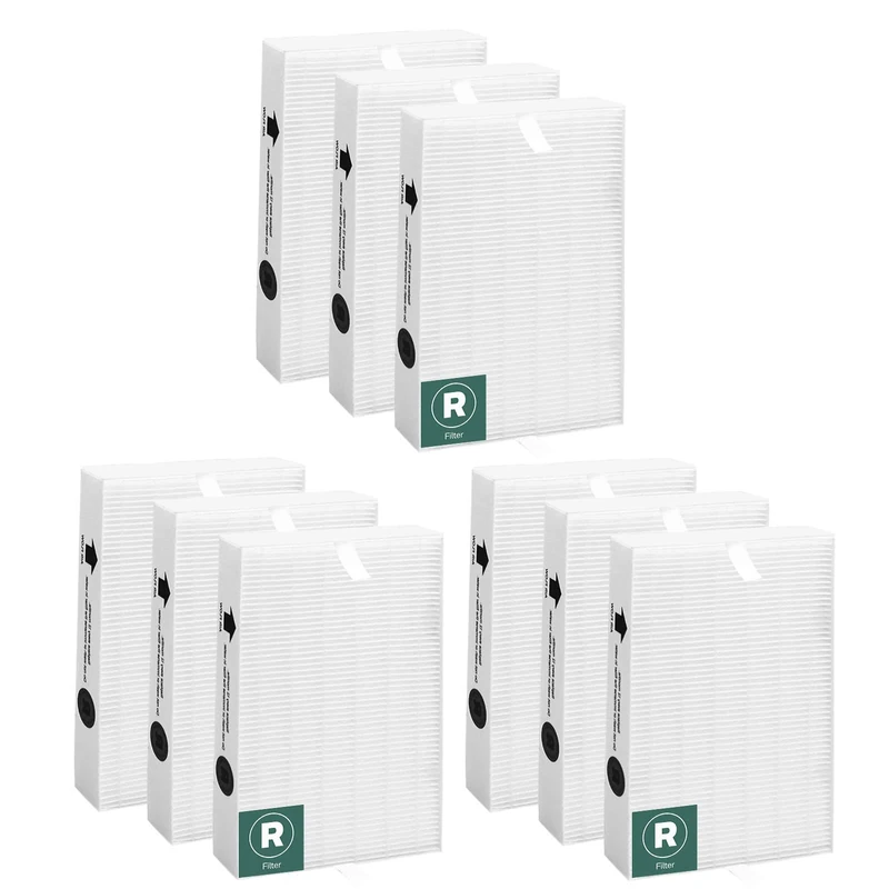 HPA300 HEPA Filter R Replacement for Honeywell HPA300 HPA200 HPA100 HPA090 Series Air Purifier, Compatible with HRF-R3 & HRF-R2 & HRF-R1, 9-Pack by APPLIANCEMATES