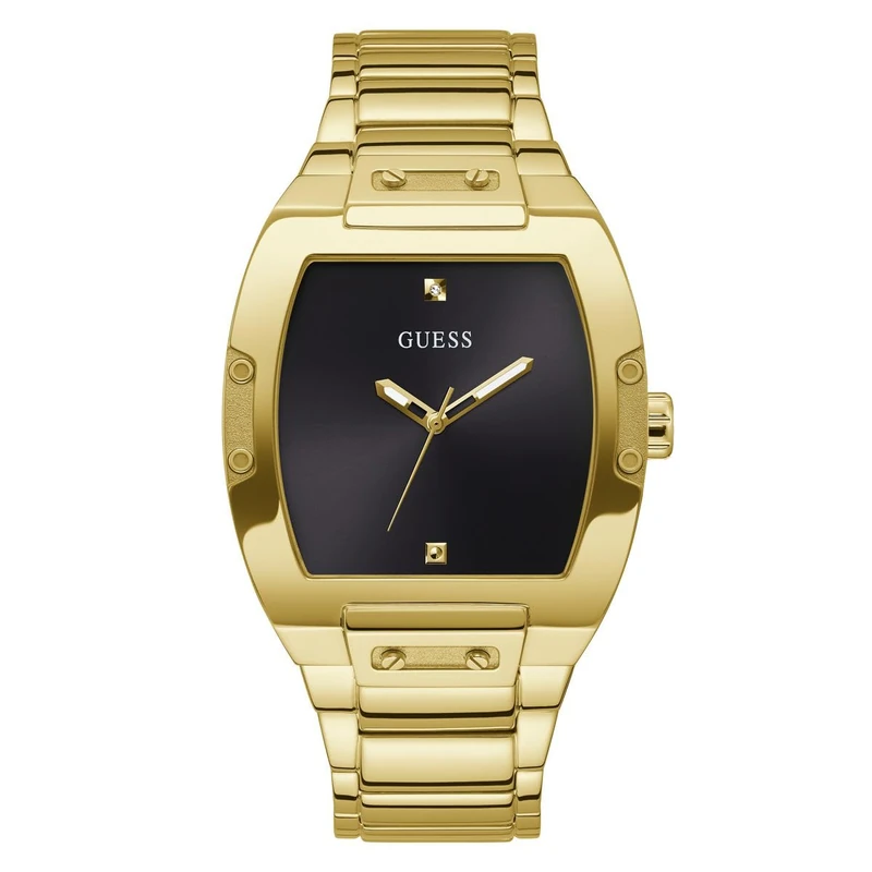 GUESS GW0387G2 Mens Phoenix Watch - Gold-Tone 43mm Tonneau