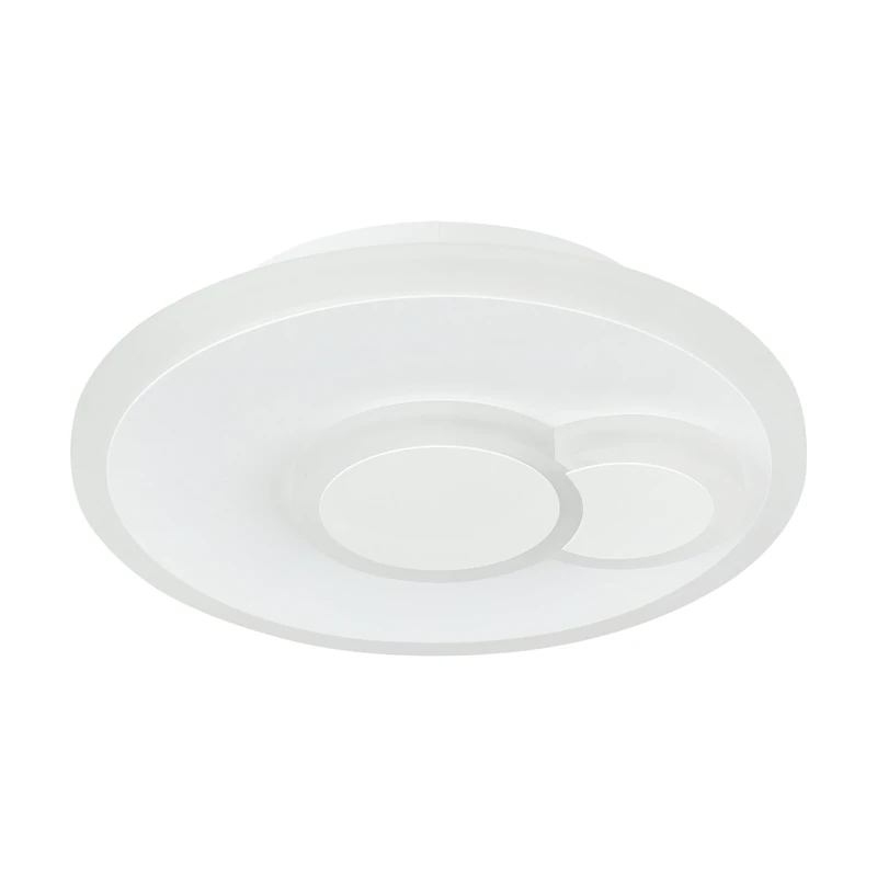 Eglo LED Office Ceiling Light Cadegal, Round Flush Mount lamp, Kitchen Lighting in White Steel and Plastic, Neutral Ø 20 cm