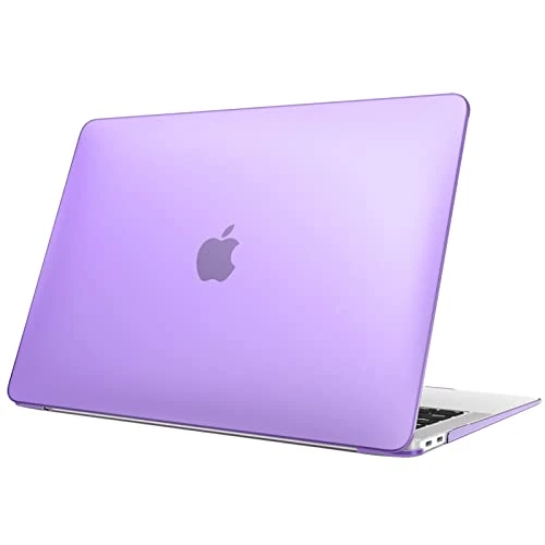 Fintie Case Compatible with MacBook Air 13 (2018-2020 Release) A2337 (M1)/A2179/A1932, Ultra-Thin, Smooth, Hard Shell, Protective Snap Case Compatible with MacBook Air 13-Inch Retina, Lavender (Matte)