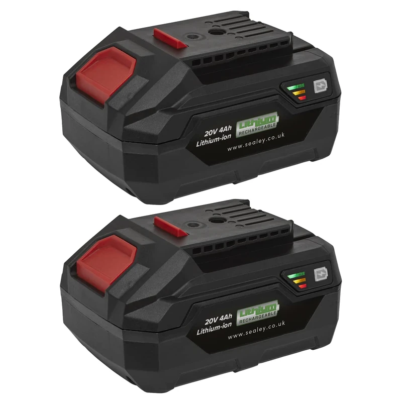 Sealey BK04 20V 4Ah Lithium-ion Power Tool Battery Pack Kit for SV20V Series